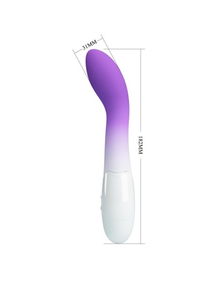 Bishop Vibrador Blanco y Purpura