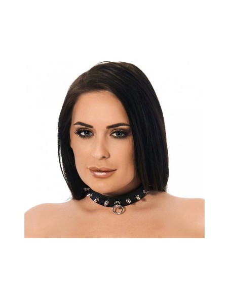 Collar Cuero con Pinchos