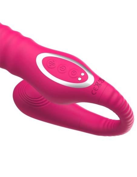 No TwentyThree Vibrador Doble con Pulsacion y Thrusting Flexible 180º No TwentyThree Vibrador Doble con Pulsacion y Thrusting Flexible 180º