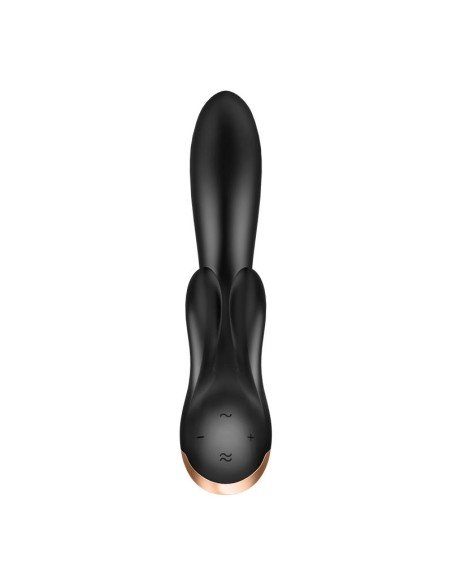 Double Flex Vibrador Punto G 3 Motores Satisfyer APP Connect Negro