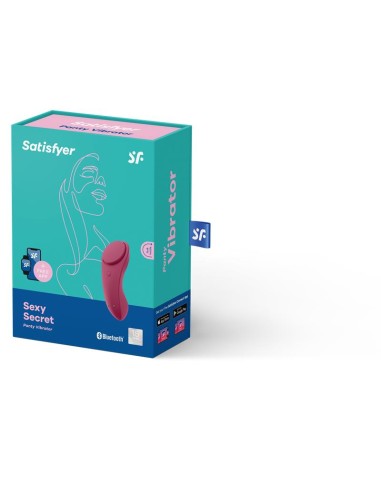 Sexy Secret Estimulador de Braguita con APP Wine Red