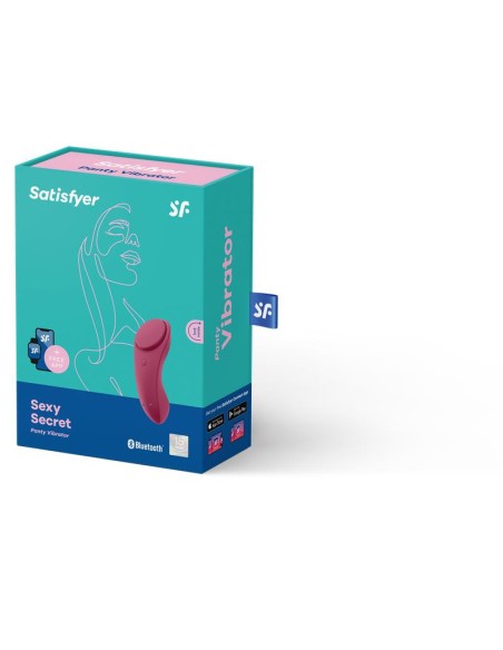 Sexy Secret Estimulador de Braguita con APP Wine Red