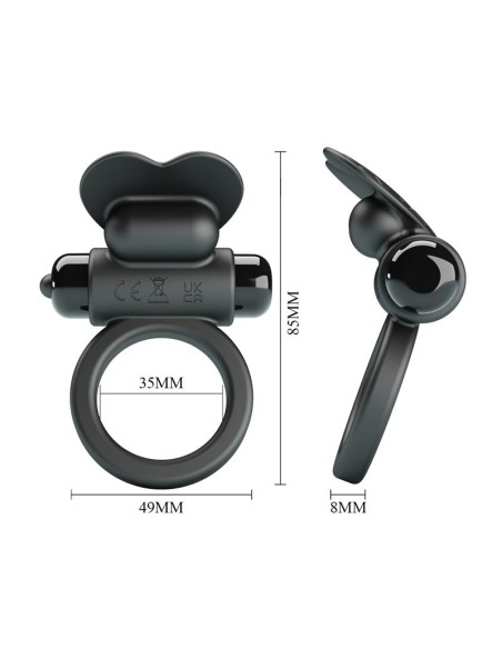 Debonaire Anillo para el Pene con Vibracion