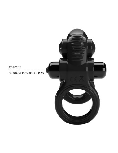 Passionate Anillo Doble para el Pene con Vibracion