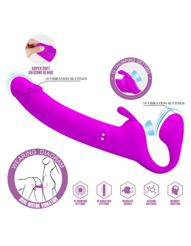 Zanini Vibrador sin Arnes Silicona