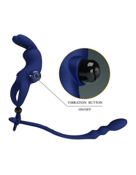 Anillo para el Pene con Cadena Anal