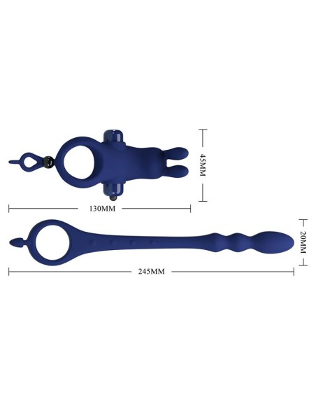 Anillo para el Pene con Cadena Anal