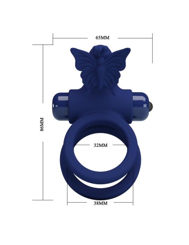 Anillo Doble para el Pene con Vibracion