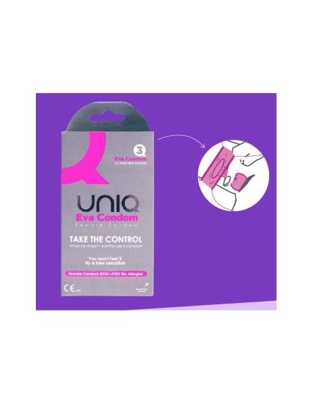 Eva Female Preservativos Femeninos sin Latex 3 Unidades Eva Female Preservativos Femeninos sin Latex 3 Unidades
