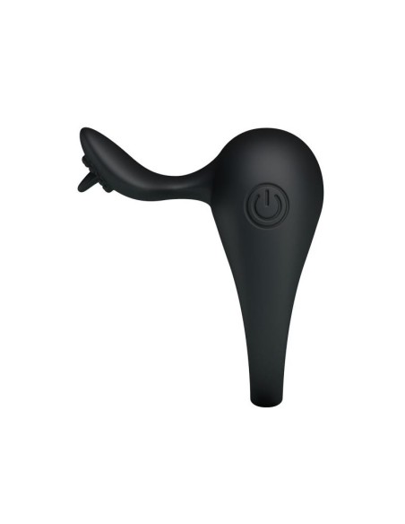 Pretty Love Anillo Vibrador Tonguo Negro Pretty Love Anillo Vibrador Tonguo Negro