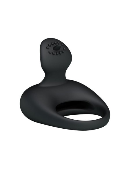 Pretty Love Anillo Vibrador Tonguo Negro Pretty Love Anillo Vibrador Tonguo Negro