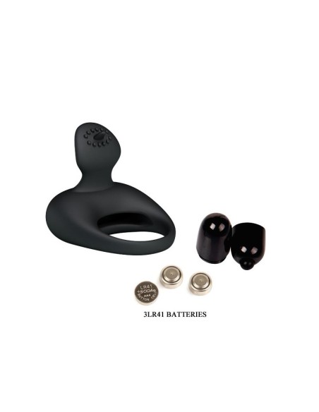 Pretty Love Anillo Vibrador Tonguo Negro Pretty Love Anillo Vibrador Tonguo Negro