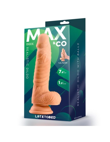 Deek Dildo Realista con Testiculos 76 Natural Deek Dildo Realista con Testiculos 76 Natural