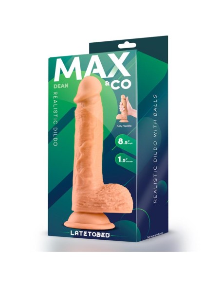 Dean Dildo Realista con Testiculos 85 Natural Dean Dildo Realista con Testiculos 85 Natural