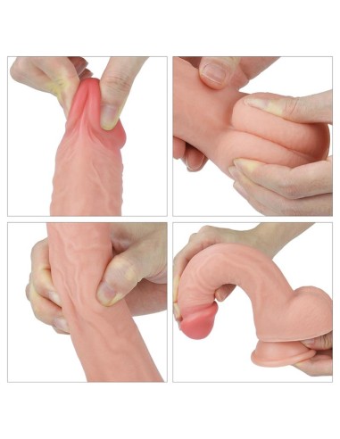 Dildo Nature 8 Silicona Liquida Natural