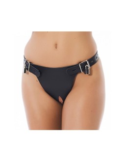 Arnes de Castidad de Cuero Ajustable 2