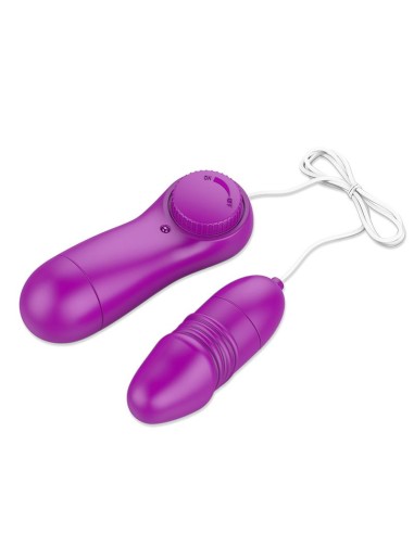 Laary Huevo Vibrador Multi Velocidad Control Remoto Purpur