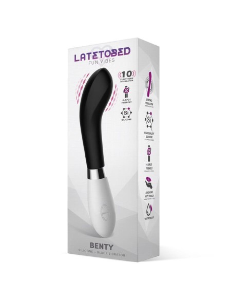Benty Vibrador Silicona Negro Benty Vibrador Silicona Negro