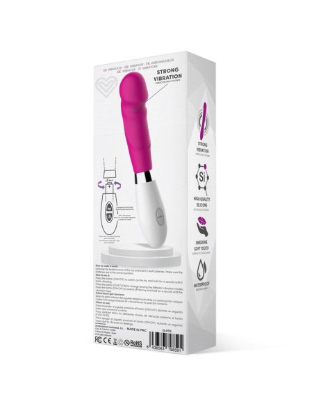 Louver Vibrador Silicona Rosa Louver Vibrador Silicona Rosa