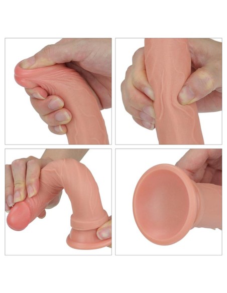 Dildo Nature 7 Silicona Liquida Natural