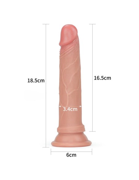 Dildo Nature 7 Silicona Liquida Natural