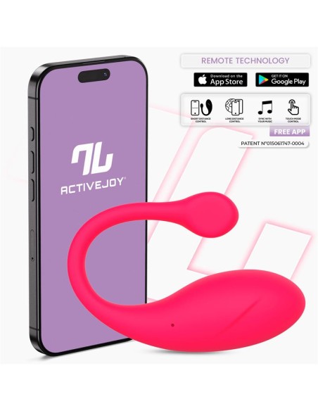 Bulby Huevo Vibrador con APP Rosa Intenso Bulby Huevo Vibrador con APP Rosa Intenso