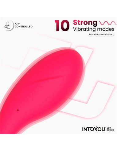 Bulby Huevo Vibrador con APP Rosa Intenso