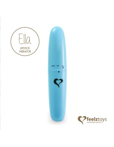 Ella Lipstick Vibrador Light Blue