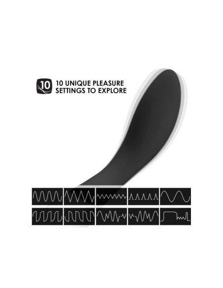 MONA WAVE Vibrador Punto G Negro MONA WAVE Vibrador Punto G Negro