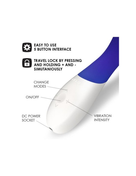 MONA WAVE Vibrador Punto G Azul MediaNoche MONA WAVE Vibrador Punto G Azul MediaNoche