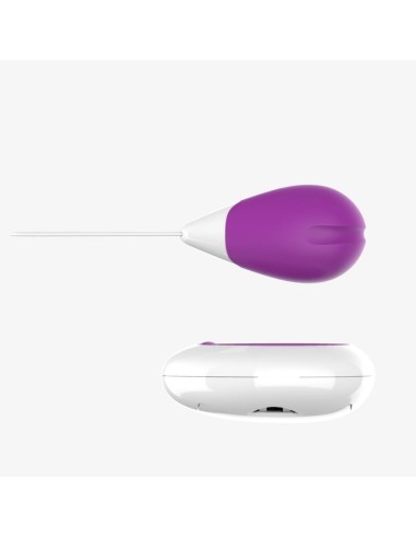 Huevo Vibrador con Control Remoto USB Purpura