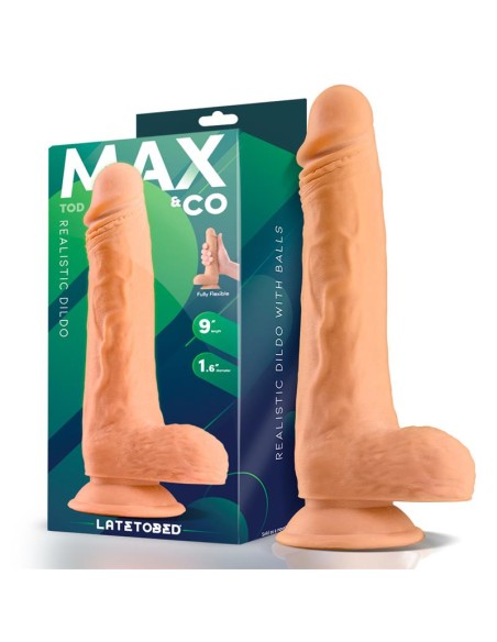 Tod Dildo Realista con Testiculos 9 Natural Tod Dildo Realista con Testiculos 9 Natural