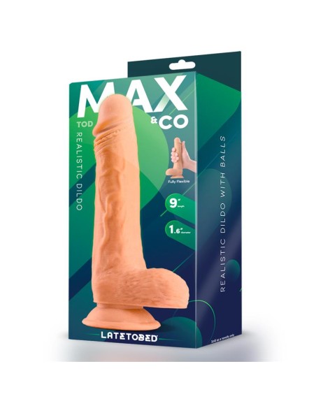 Tod Dildo Realista con Testiculos 9 Natural Tod Dildo Realista con Testiculos 9 Natural