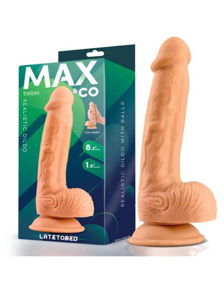 Thom Dildo Realista con Testiculos Natural 83 Thom Dildo Realista con Testiculos Natural 83