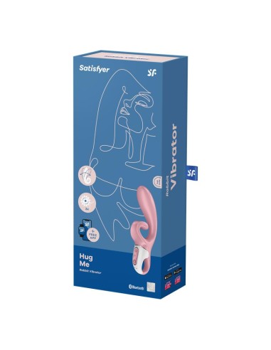 Vibrador Hug Me con APP Satisfyer Connect Rosa