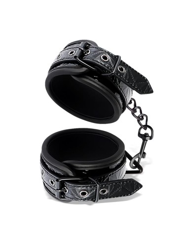 Esposas para Tobillo Ajustable Sapphire Cuero Vegano