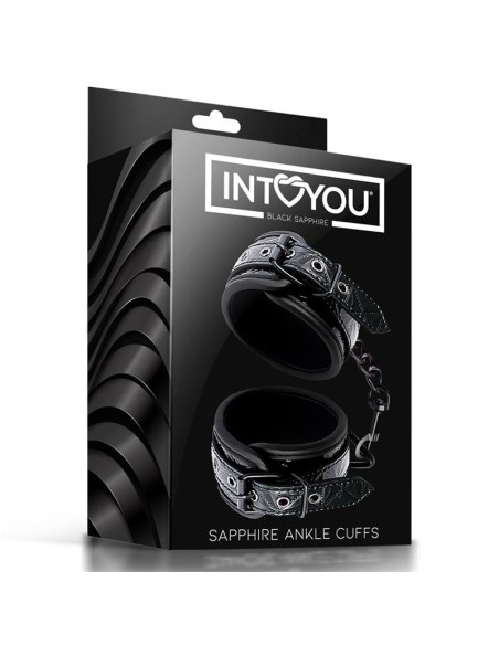 Esposas para Tobillo Ajustable Sapphire Cuero Vegano Esposas para Tobillo Ajustable Sapphire Cuero Vegano