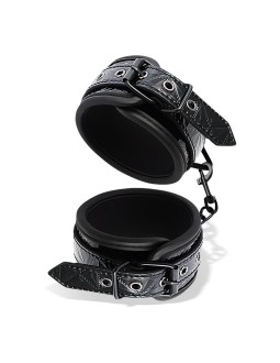 Esposas para Muneca Ajustable Sapphire Cuero Vegano 2