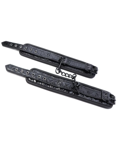 Esposas para Muneca Ajustable Sapphire Cuero Vegano Esposas para Muneca Ajustable Sapphire Cuero Vegano