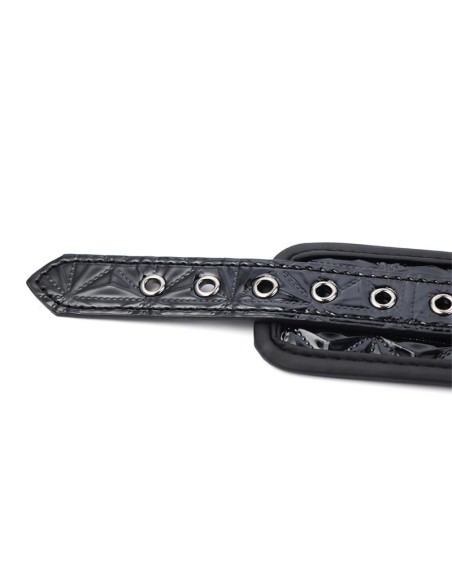 Esposas para Muneca Ajustable Sapphire Cuero Vegano Esposas para Muneca Ajustable Sapphire Cuero Vegano