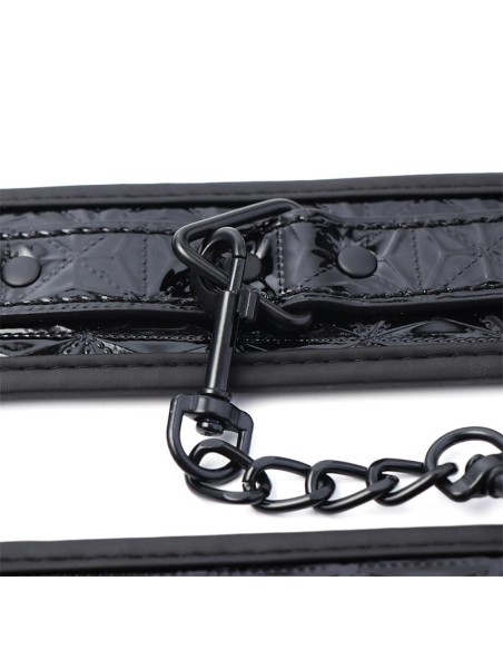 Esposas para Muneca Ajustable Sapphire Cuero Vegano Esposas para Muneca Ajustable Sapphire Cuero Vegano