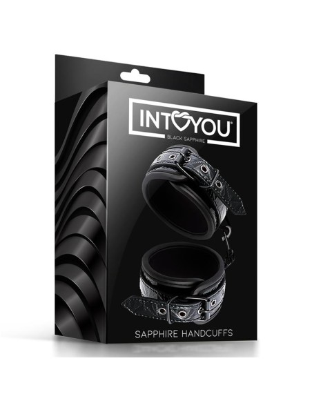 Esposas para Muneca Ajustable Sapphire Cuero Vegano Esposas para Muneca Ajustable Sapphire Cuero Vegano