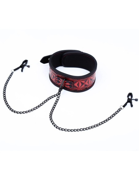 Collar con Pinzas para los Pezones Diamond Cuerpo Vegano Collar con Pinzas para los Pezones Diamond Cuerpo Vegano
