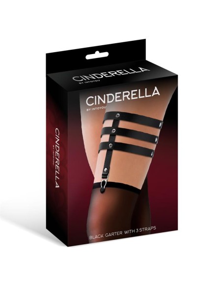 Liga con 3 Tiras Cuero Vegano Talla unica Liga con 3 Tiras Cuero Vegano Talla unica