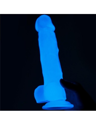Dildo 85 Lumino Luz Azul
