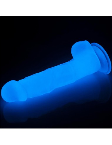 Dildo 85 Lumino Luz Azul