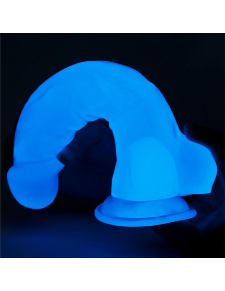 Dildo 85 Lumino Luz Azul