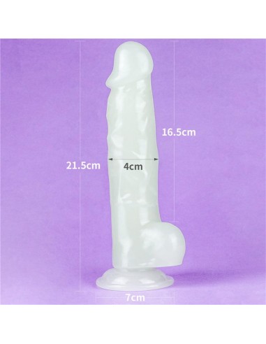 Dildo 85 Lumino Luz Azul