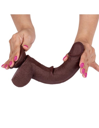 Slidy Dildo Realista Dual Layer Retractil y Orientable 9