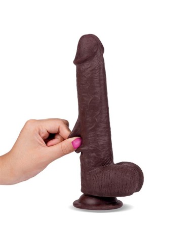 Slidy Dildo Realista Dual Layer Retractil y Orientable 9